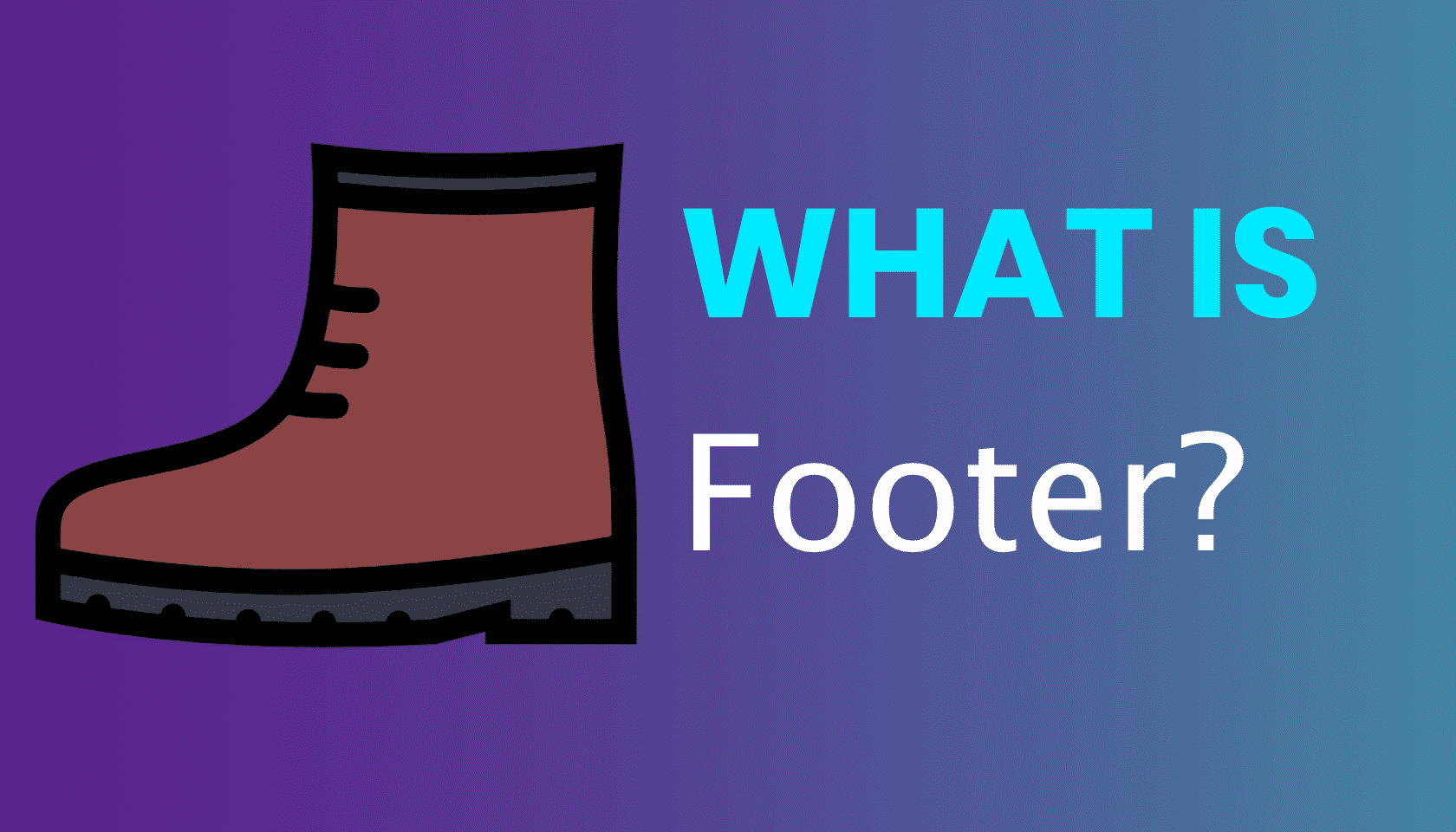 What is: Blogging Footer