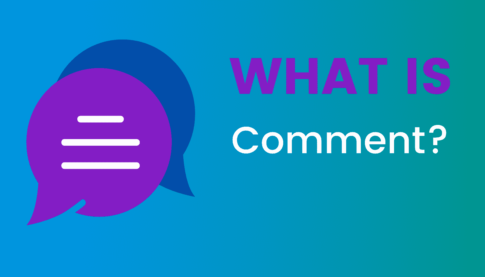 What is: Comment (Blog Comments)